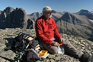 Ralph on South Iceberg Peak in Glacier