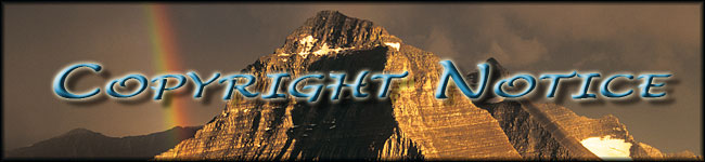 Copyright Notice page header